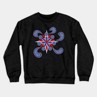 Fantasy flowers and leaves Crewneck Sweatshirt